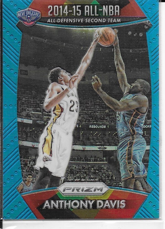 2015-16 Prizm All Nba Light Blue Prizm- Anthony Davis /199