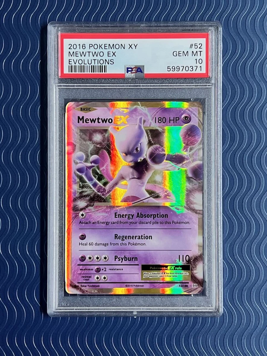  Pokemon - Mewtwo-EX (52/108) - XY Evolutions - Holo : Toys &  Games