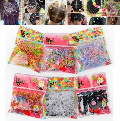 Mini Haargummis Rasta Dreads Zöpfe Bunt Armband Kleine Farbig Weiss ca 200 Stück