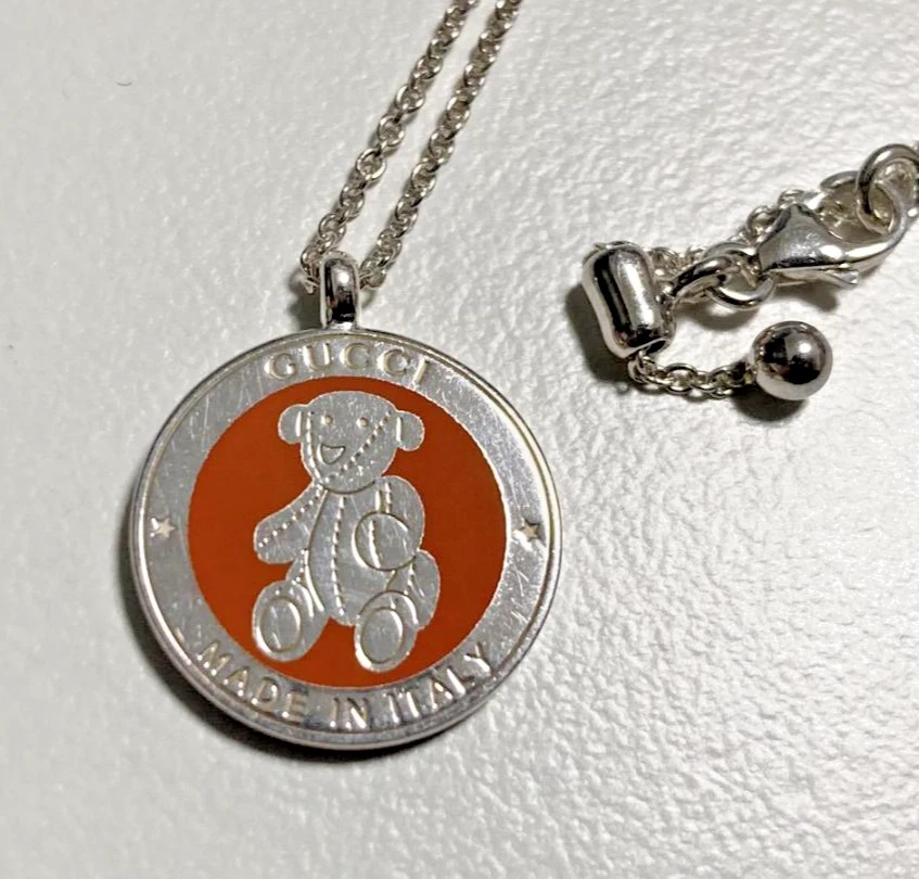 Gucci bear necklace Clearance