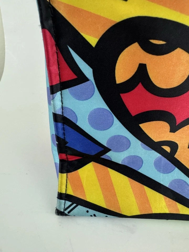 Bolso de Mano ROMERO BRITTO 2009 Satén Arte Pop Cultura Corazón 331403 Un Nuevo Día Foto 3 de 4