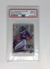 WOW! 2017 Bowman CHR MINI NY Mets Amed Rosario PSA 10 POP 1