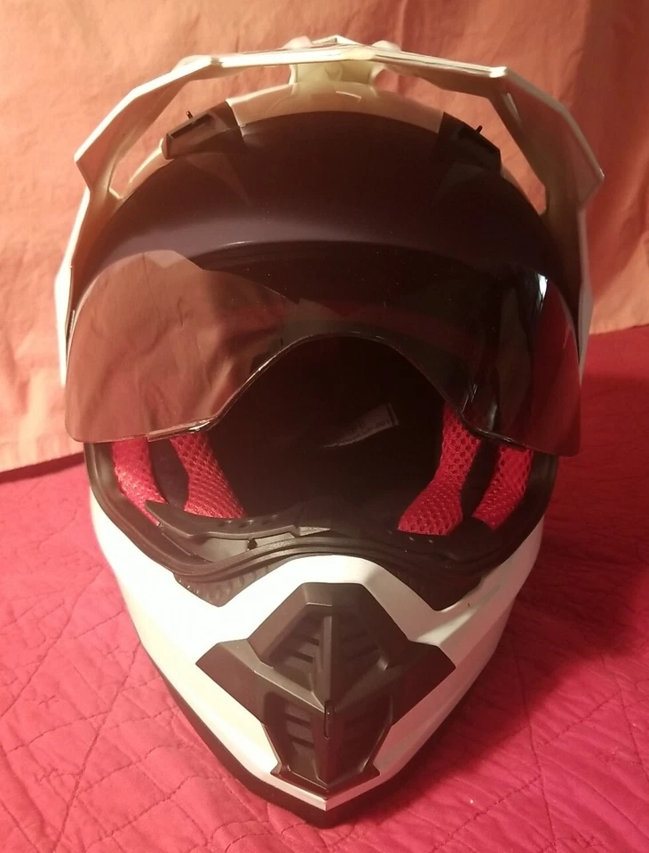 Шлем велосипедный Nikko Full Face Motocross Dirt белый размер S Extreme Sports совершенно новый  - Изображение 4 из 4