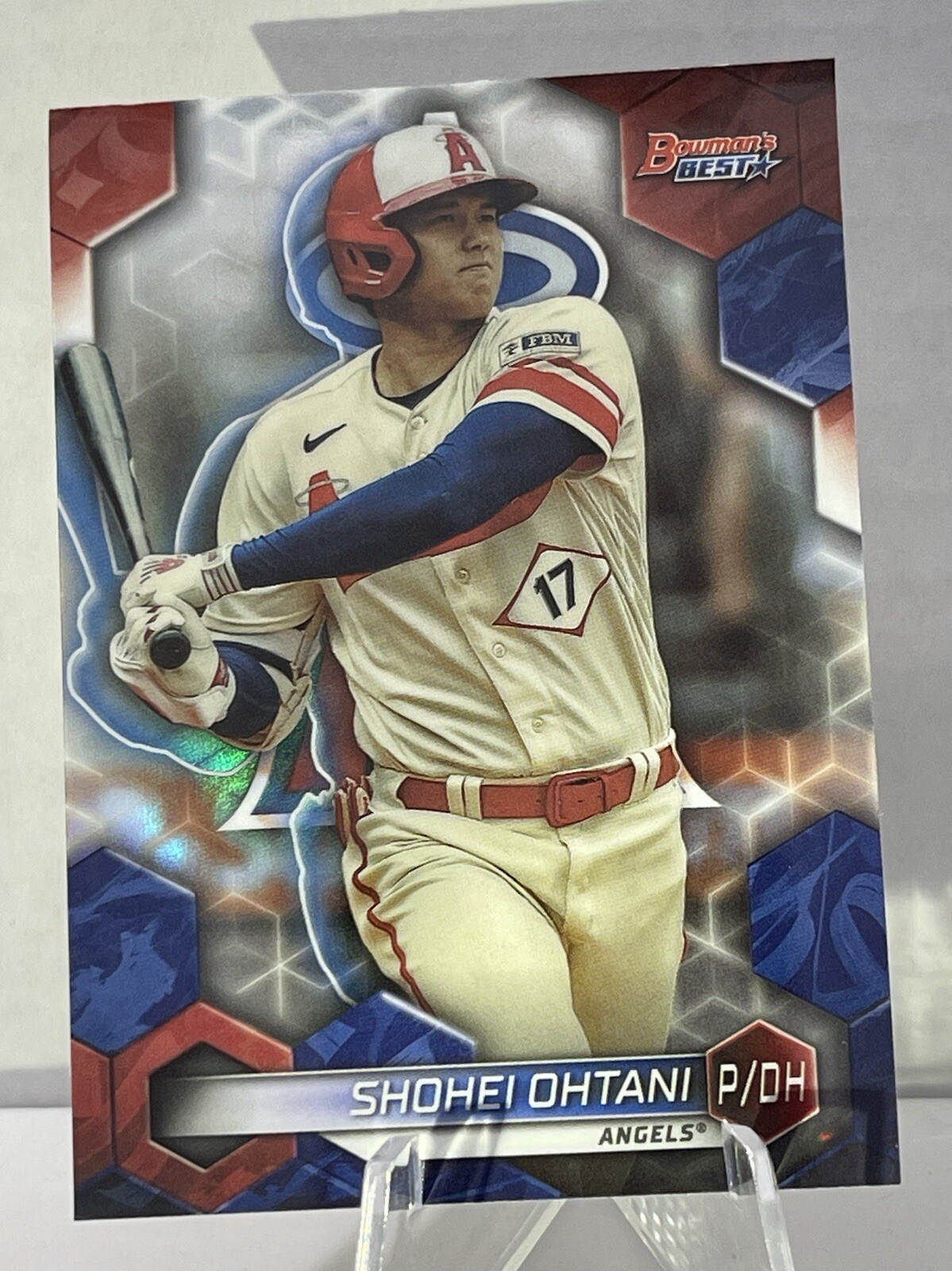 💥 SHOHEI OHTANI L.A. DODGERS STAR * 2023 Bowman's Best - REFRACTOR💥