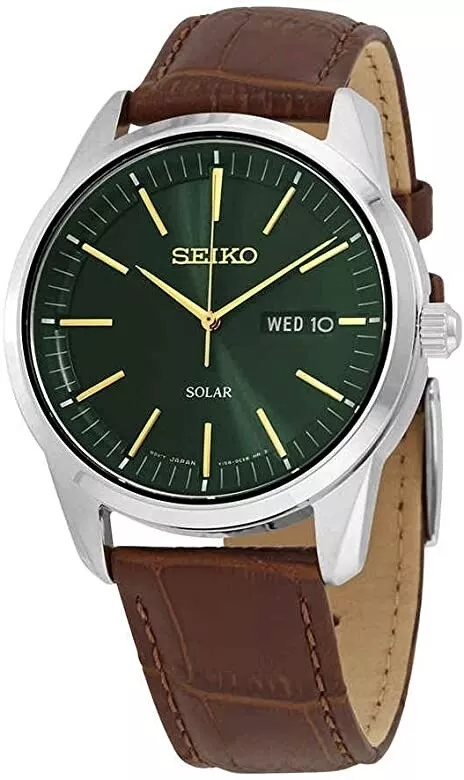 Seiko solar dress clearance watch