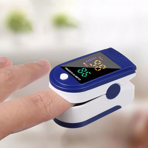 Oximeter Blutdruckmessgerät Finger Pulsmessgerät OLED Puls SpO2 Blut Sauerstoff - Bild 3 von 9