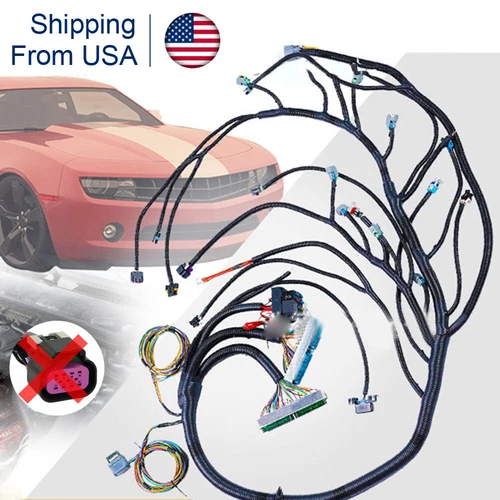 4L60E 4.8 5.3 6.0 DBW 97-03 LS Vortec Standalone Wiring Harness Drive By Wire