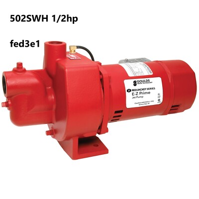 Red Jacket 502SWH  1/2hp E-Z PRIME Pump, GOULDS 502swh