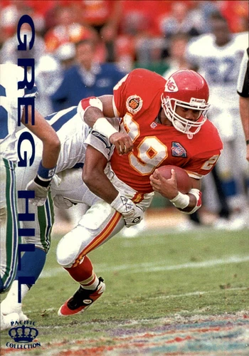 1995 Pacific Gridiron Greg Hill #92