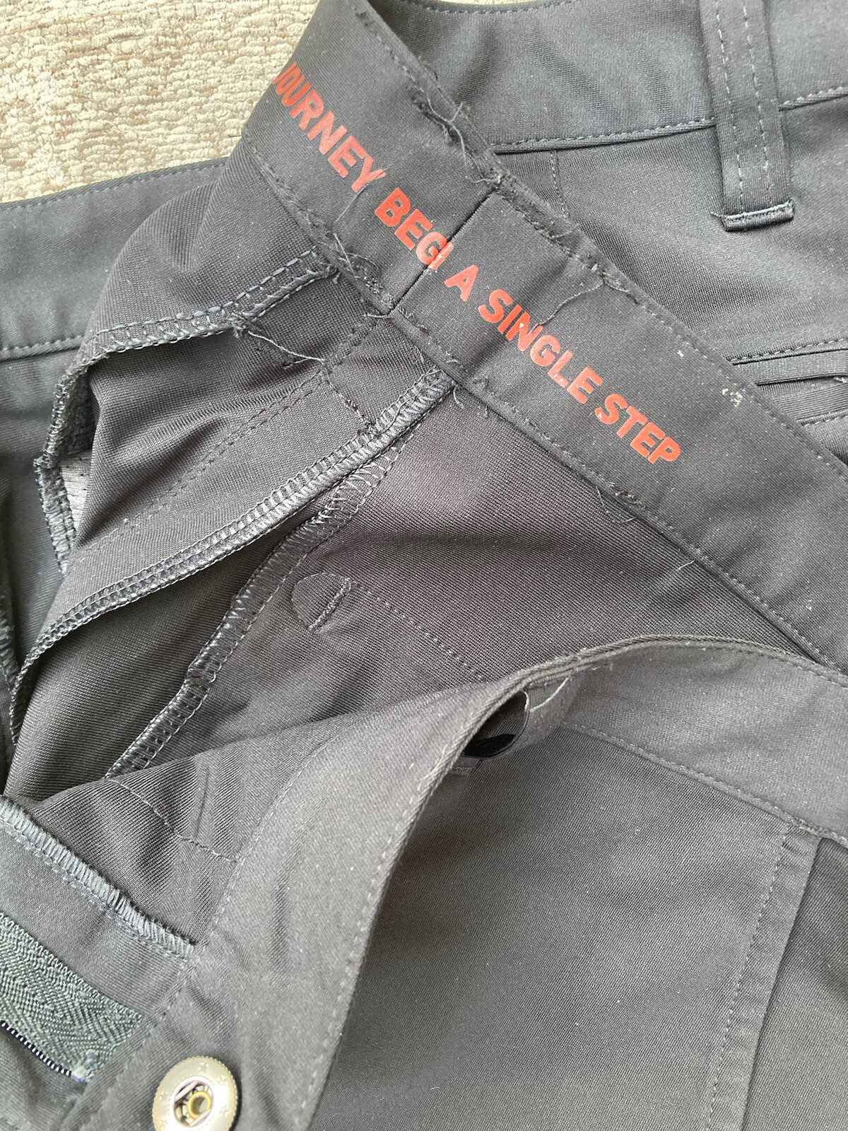 Men's Rhone Pants Black Solid Everyday Pocket 36x… - image 15