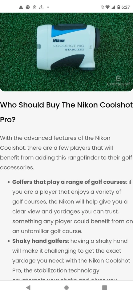 Nikon Coolshot Pro стабилизированный - Изображение 4 из 4