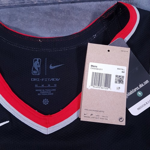 NIKE Portland Blazers Vaporknit Damian Lillard Authentic Jersey Mens MEDIUM 44 - Picture 5 of 8