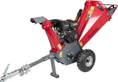 Gartenhäcksler Schredder Häcksler Benzin 100 mm Holzhäcksler Anhänger für Quad