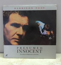 Presumed Innocent Laserdisc, 1991 Widescreen 2-disc Harrison Ford, Watched
