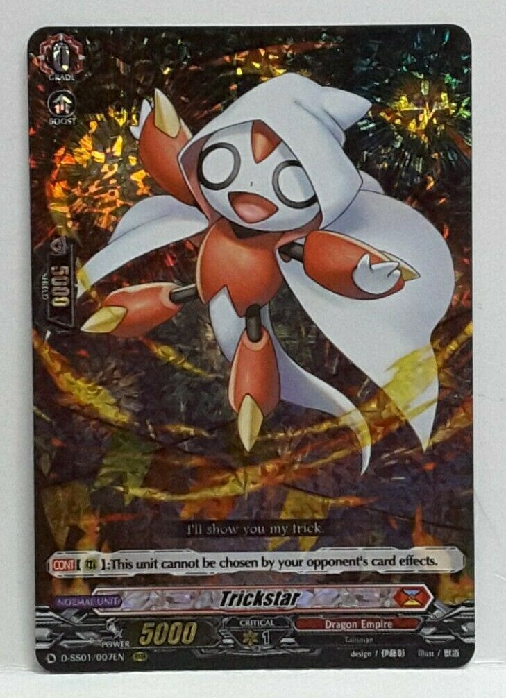 Bushiroad Cardfight Vanguard Trickstar D-SS01/007EN RRR