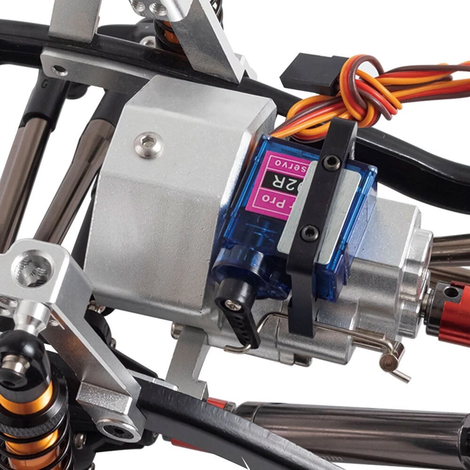 313mm Wheelbase Chassis Frame & 2-Speed Transmission For 1/10 RC Axial SCX10 II - Image 3 of 4