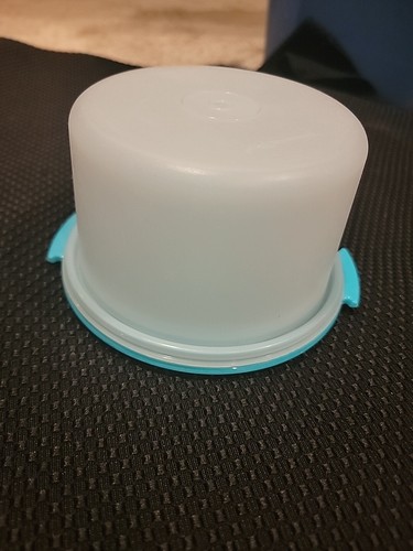 Tupperware Kinder Mini Tupper Spielzeug Kuchenträger Taker türkis 1498-7 Cupcake Servierer