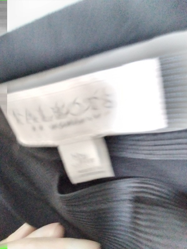 TALBOTS "WOMAN" 14W BLACK PANTS ELASTIC WAIST BAND GREAT QUALITY AND CONDITIO👍 