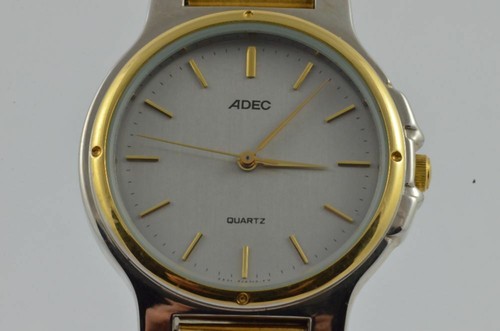 Montre ADEC Quartz Femme – Or Et Acier, Vintage Et Fonctionnelle