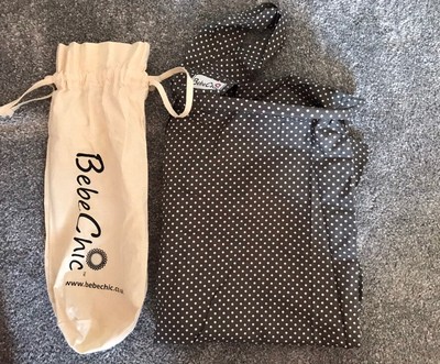 Bebe Chic Nursing Apron Black Polka Dot Ebay