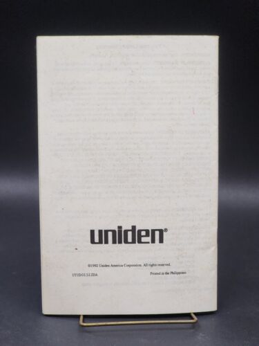 Uniden Grant XL 40 Channel AM/SSB CB Radio Owners Manual - Picture 3 of 3