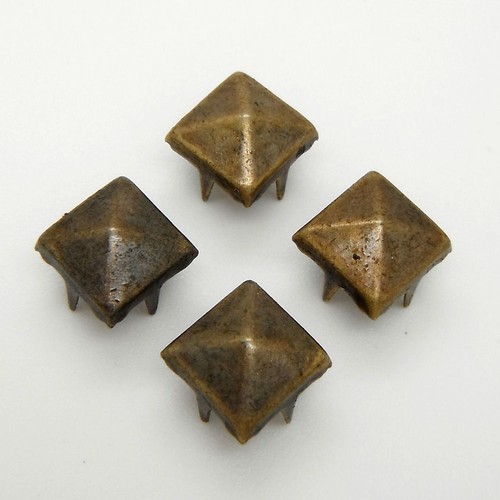 Stud Rivet Pyramid Spike Cone Star Leathercraft for Bag Shoe Belt Clothes Beads - Picture 4 of 10