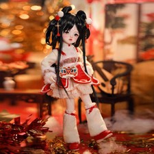 1/6 BJD Doll Ball Joint Doll Chinese New Year Tang Costume Girl Full Set Gifts