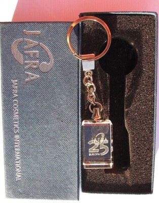 JAFRA Cosmetics Glas Schlüsselanhänger Keychain NEU (A53v)