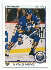 MIKE FOLIGNO 1990-91 UPPER DECK CARD NM-MT+/NM-MT CONDITION