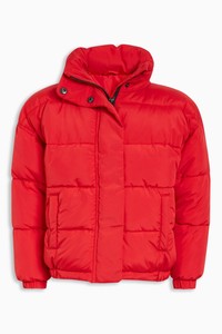 girls red padded coat