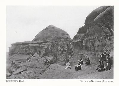 *Colorado Postcard-''Corkscrew Trail'' /Hikers/ *Nat'l Monument- (A295)