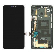 LCD Display Screen Digitizer Assembly  Frame For LG G7 One/G7 ThinQ/G7 - Black