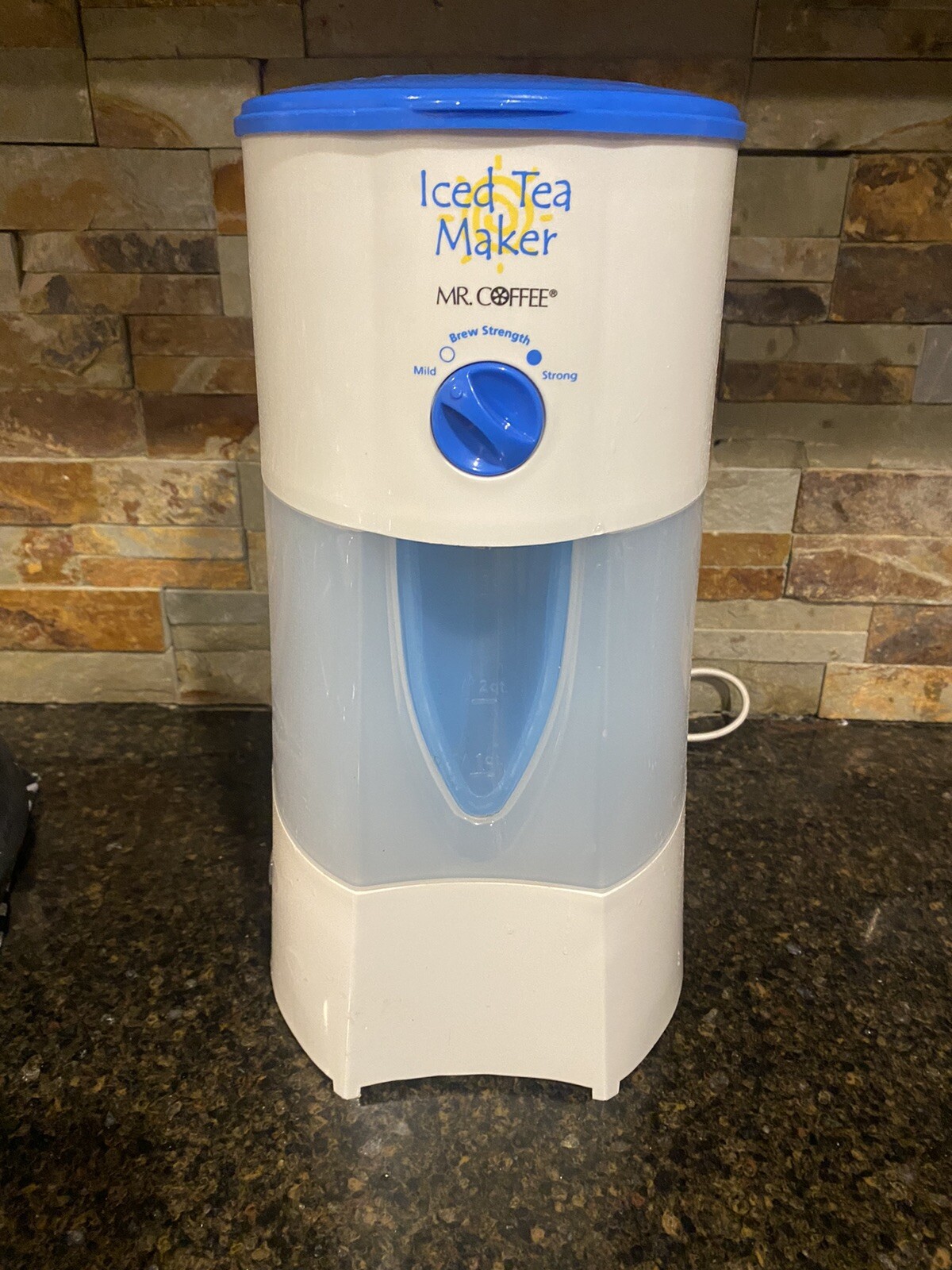 Mr Coffee Iced Tea Maker TM70 3 Quart Adjustable Strength Blue NO PITCHER Works eBay