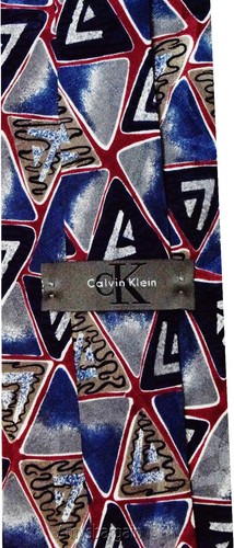 Calvin Klein Neck Tie, 100% Silk tie, Neck wear Made in USA, New Designer tie - Picture 9 of 12