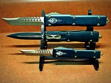 Polymer 3 triple Knife Display Stand Knife Rack knives three