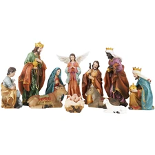 Nativity Scene Set 12 Inch 11 Piece Holy Family & Magi Nacimiento |2121SN| New