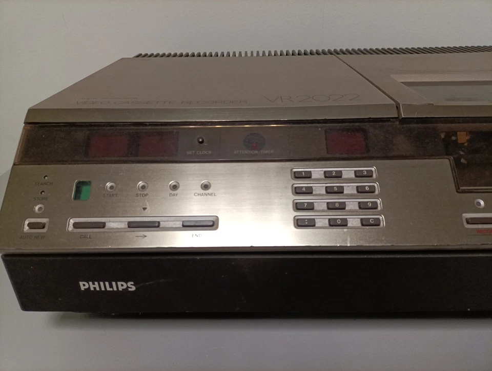 PHILIPS VR 2022 Vidoregistratore VCR VHS vintage LEGGERE DESCRIZIONE - Immagine 3 di 4
