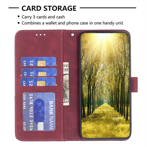 Splice Wallet Leather Flip Stand Phone Cover Case For ZTE Blade A52 A31 A51 A71 - 第 2/60 張圖片