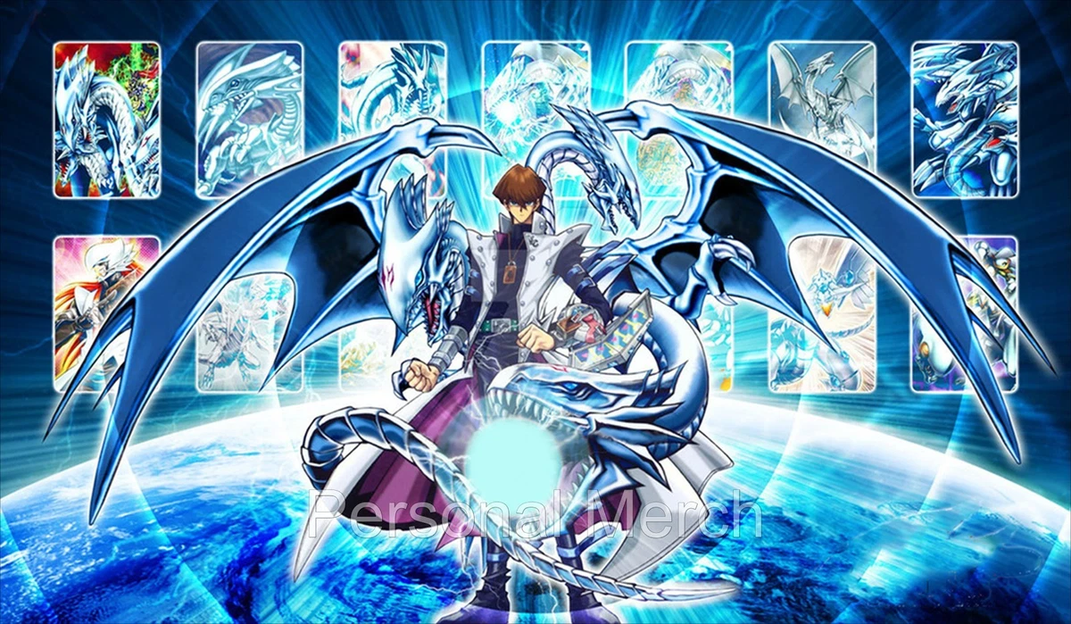 Blue Eyes White Dragon Play Mat for sale | eBay