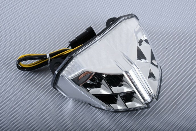 Phare arrière LED transparent Ducati Streetfighter 848 clignotants dynamiques