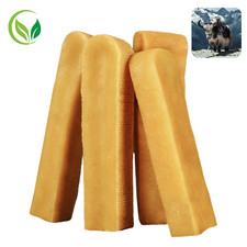 Himalayan Yak Chews for Dogs 100 Natural Treats Jumbo Milk Cheese Bones 4-Pack