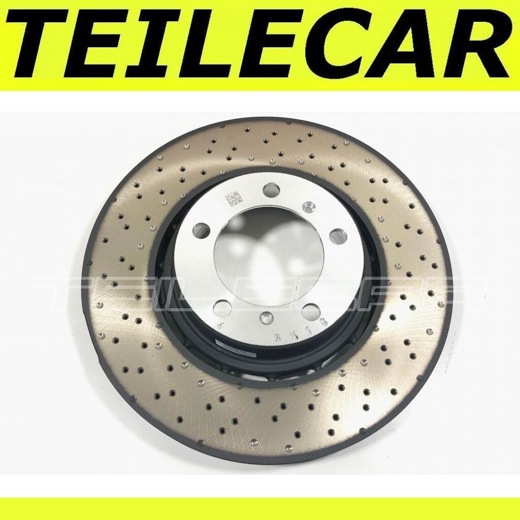Porsche 911 991.2 Front Left Brake Disc Rotor 9p1615301j Genuine 