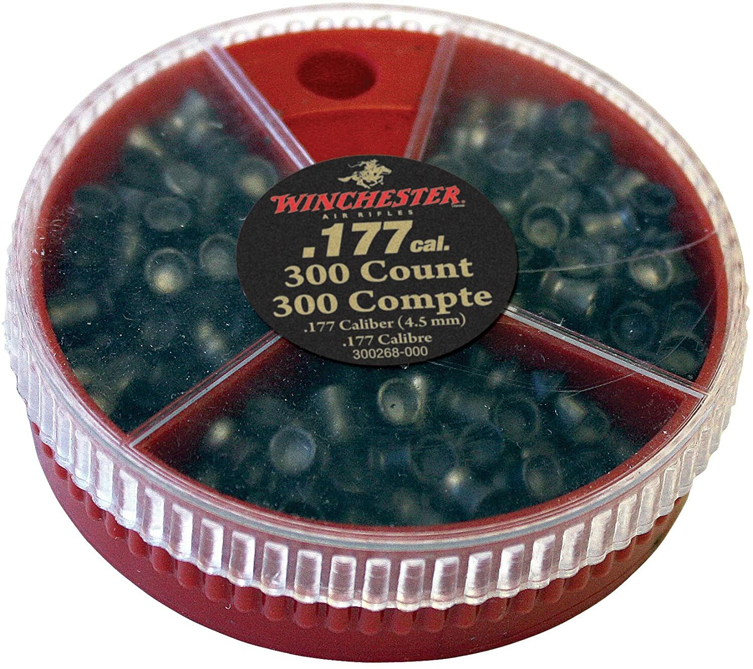 Winchester Dial-a-Pellet Hollow Pointed Round Nose 300 Counts .177 Cal Pellets
