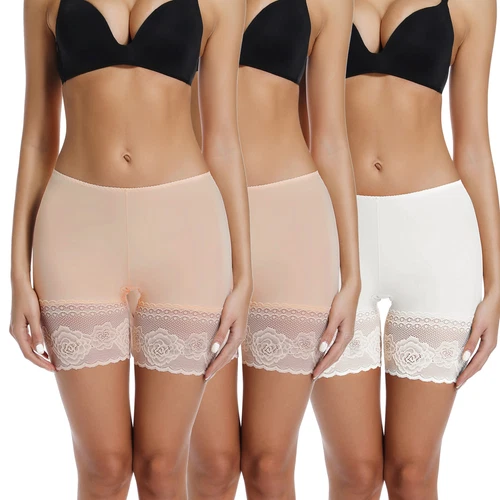 Pantaloncini da ragazzo per donna sottoveste pantaloni di sicurezza anti sfregamento intimo slip shorts - Foto 31 di 32