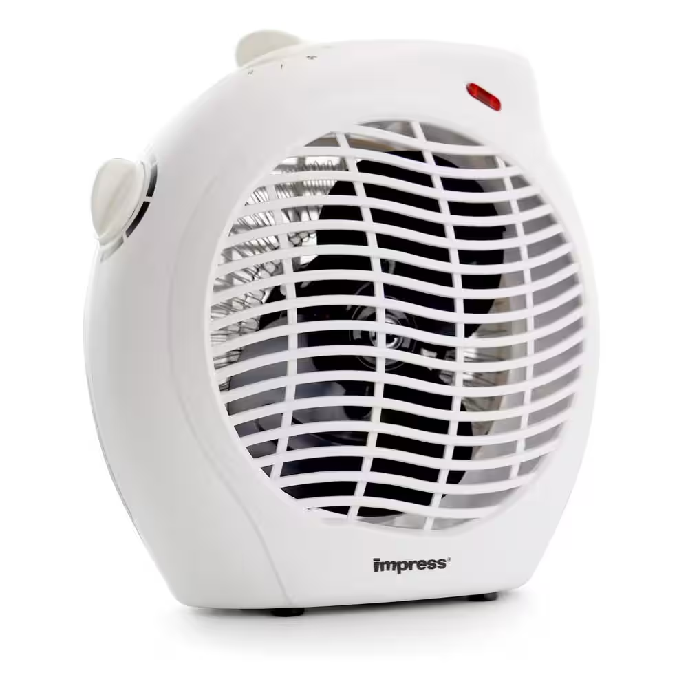 Dual Setting 5,115 BTU Electric Fan Heater with Adjustable Thermostat