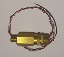 Pressure switch and actuated valve for SCUBA Compressor or Fill Panel