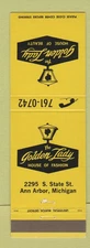 Matchbook Cover - Golden Lady House of Beauty Ann Arbor MI