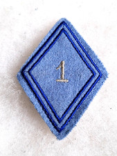 Un insigne tissu militaire losange de bras du " Matériel " Français.