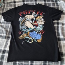 Popeye Double Sided T Shirt Men's Medium