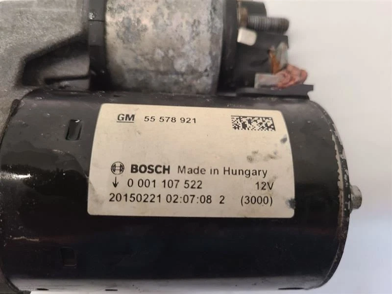 14 - 19 BUICK ENCORE Starter Motor VIN B 8th Digit Opt LUV OEM - Image 4 of 4